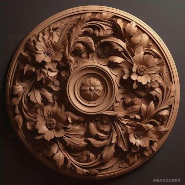 Patterns and decorations stl Centris 4 3d model